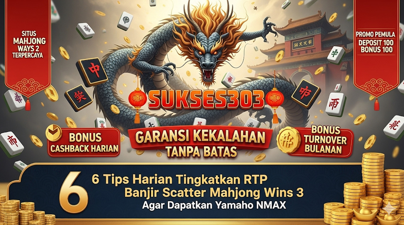 6 Tips Harian Tingkatkan RTP Banjir Scatter Mahjong Wins 3 Agar Dapatkan Yamaha NMAX